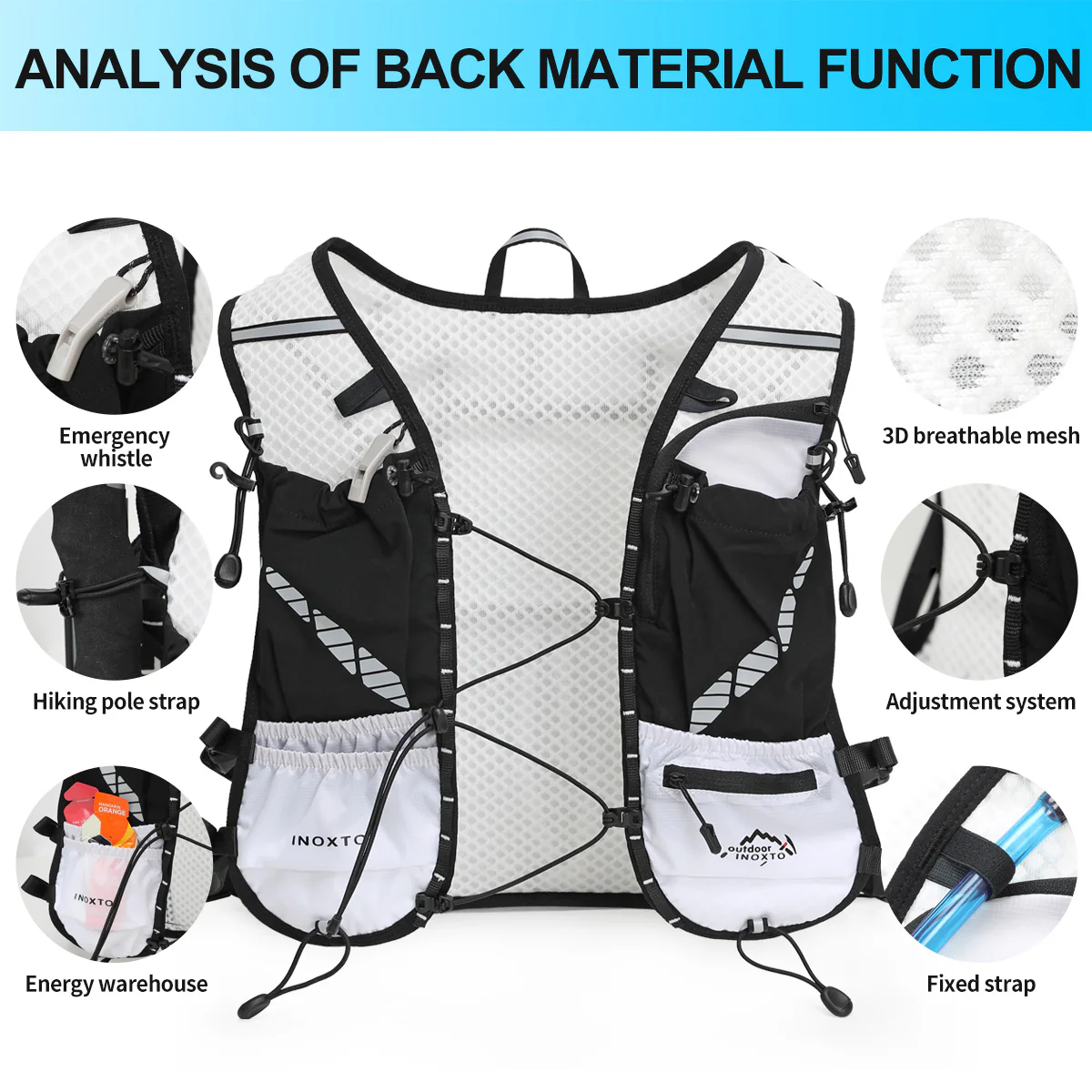 INOXTO  5L Hydration Running Vest - Image 6