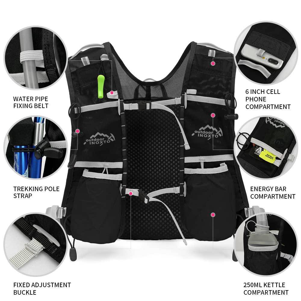 INOXTO 6 Running Hydration Vest for Men Women - Image 5