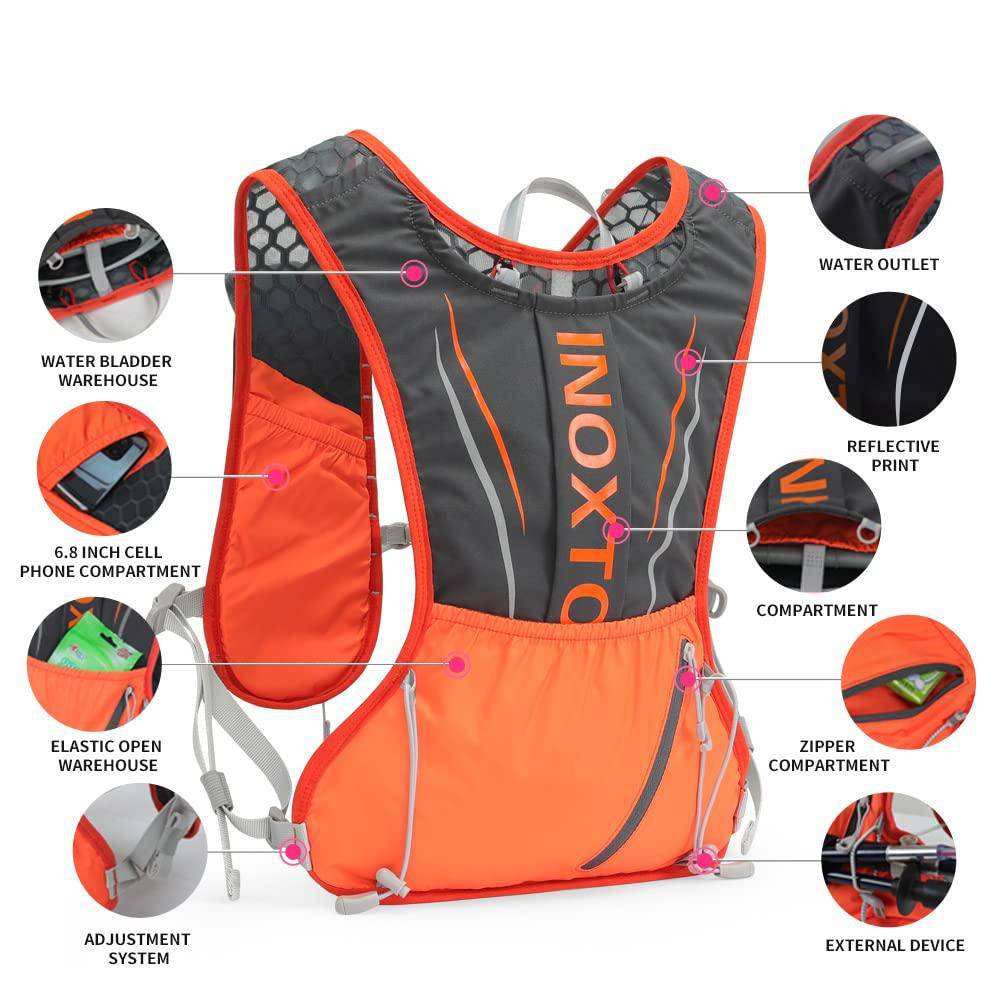 INOXTO Running Hydration Vest for Men Women - Image 10