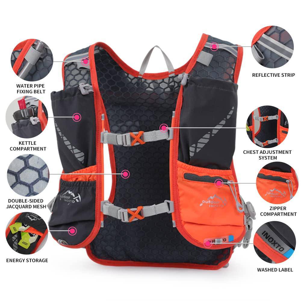 INOXTO Running Hydration Vest for Men Women - Image 11