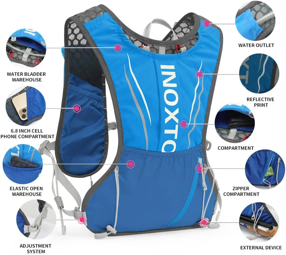 INOXTO Running Hydration Vest for Men Women - Image 18
