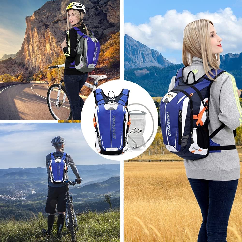 INOXTO Topspeed 18 Hydration Backpack for Outdoor Trail Marathon Race Cycling Camping - Image 12