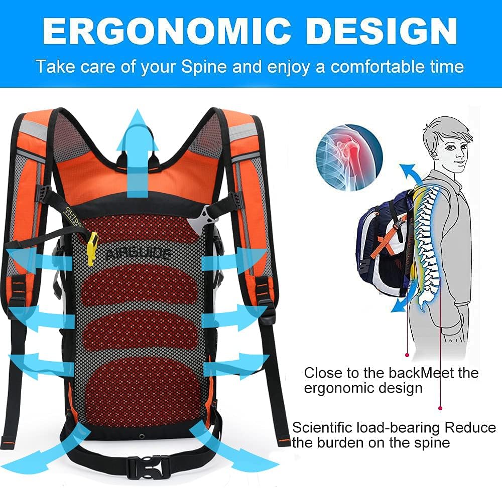 INOXTO Topspeed 18 Hydration Backpack for Outdoor Trail Marathon Race Cycling Camping - Image 21